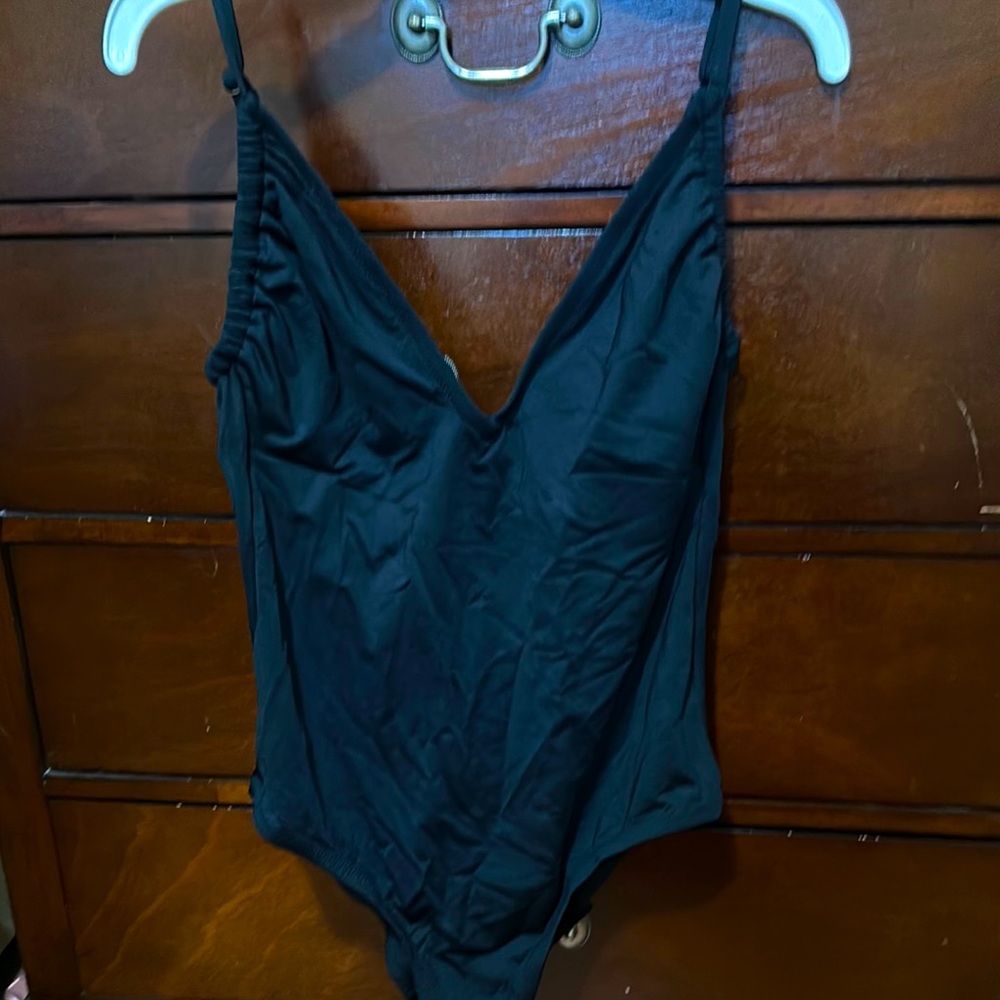 Black One-Piece Swimsuit